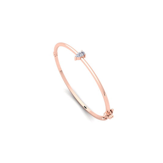 0.55 צמיד קשיח טיפה מרכזי