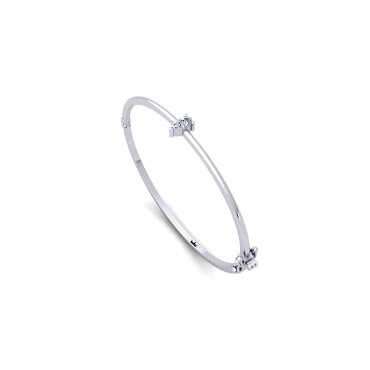 0.50 צמיד קשיח טיפה מרכזי