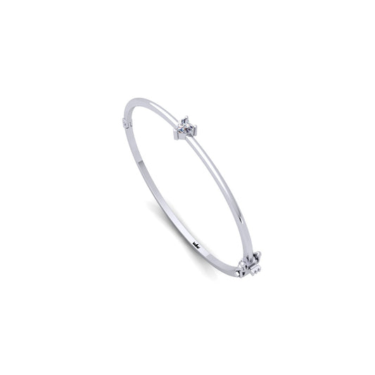 0.55 צמיד קשיח יהלום לב