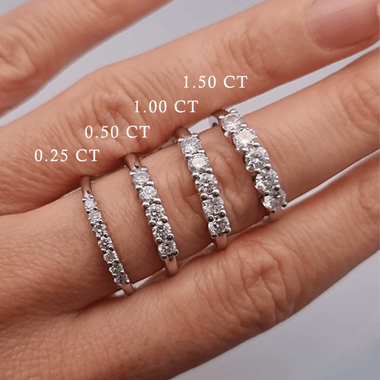 חצי איטרנטי 5 יהלומים 0.25-1.50