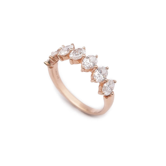 טבעת חצי איטרנטי אובלים דגם קריס