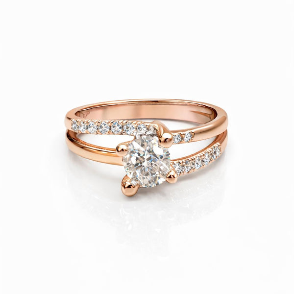 טבעת סוליטר סליל