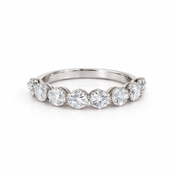 טבעת חצי איטרנטי - 8 אבנים