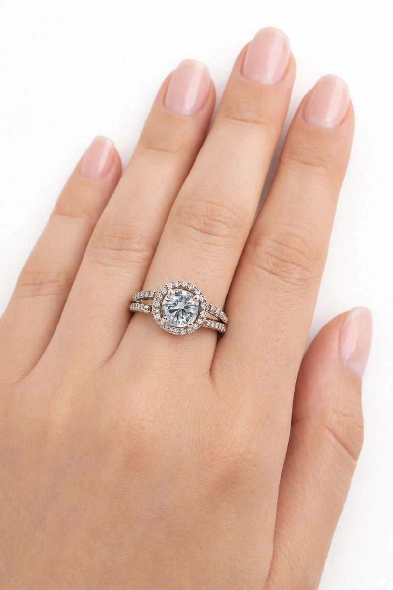 טבעת היילו מעוצבת