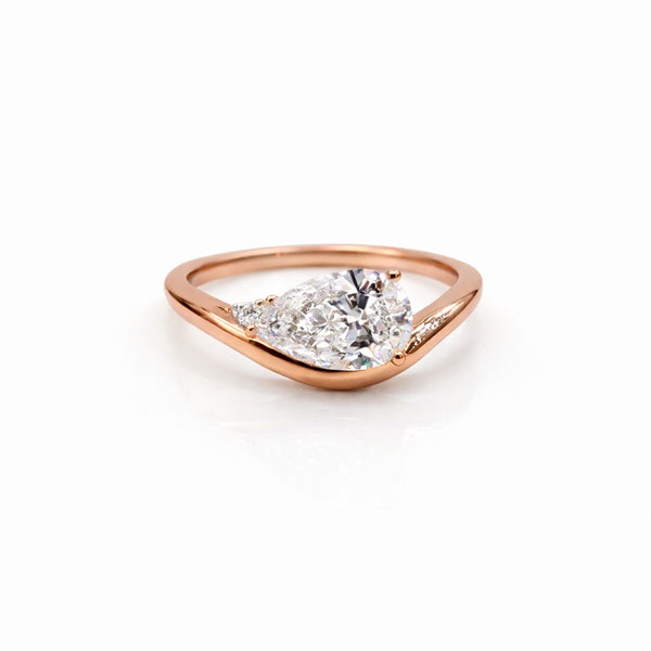 טבעת אופנה - טיפה קראט