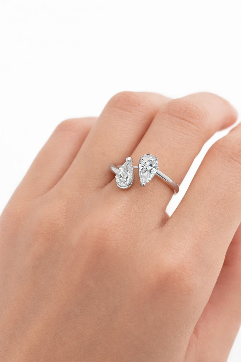 טבעת -זוג טיפות