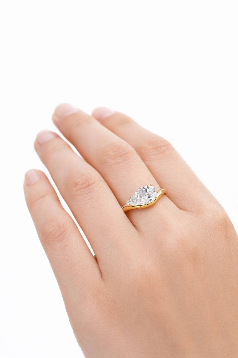 טבעת אופנה - טיפה קראט