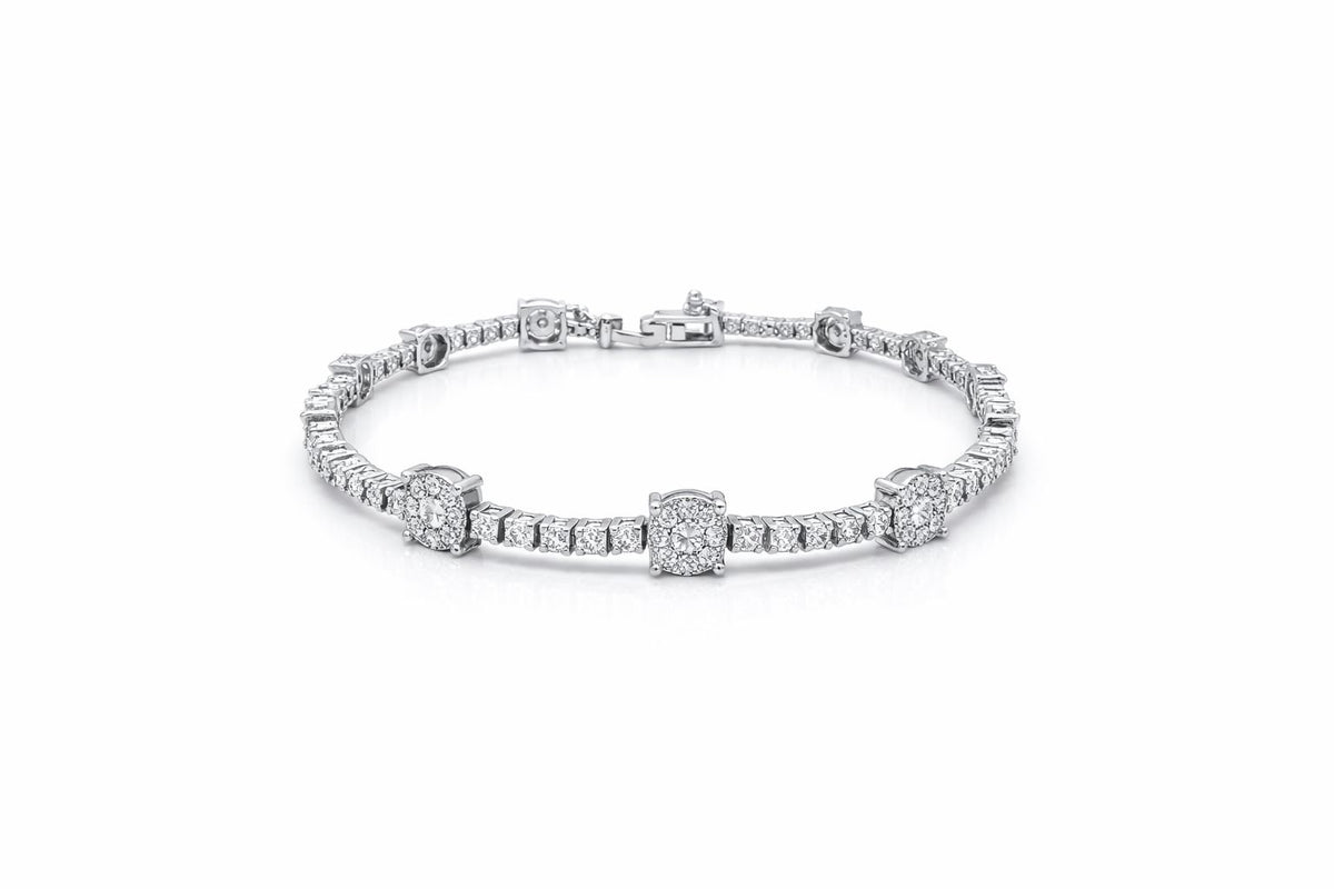 צמיד יהלומים 4.89 קראט