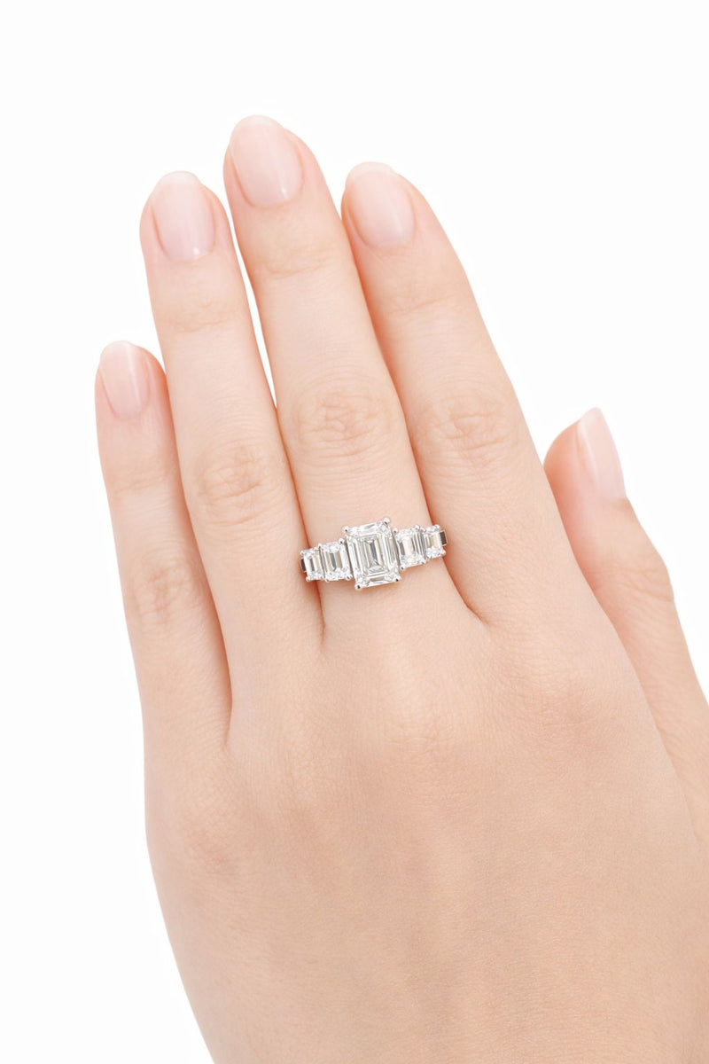 טבעת אמרלד 5 דה גרדה 1.85קארט