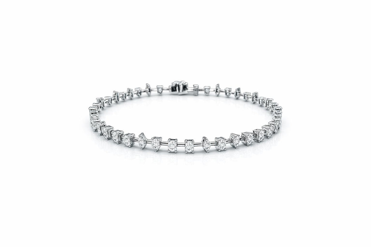 צמיד יהלומים פנטזי