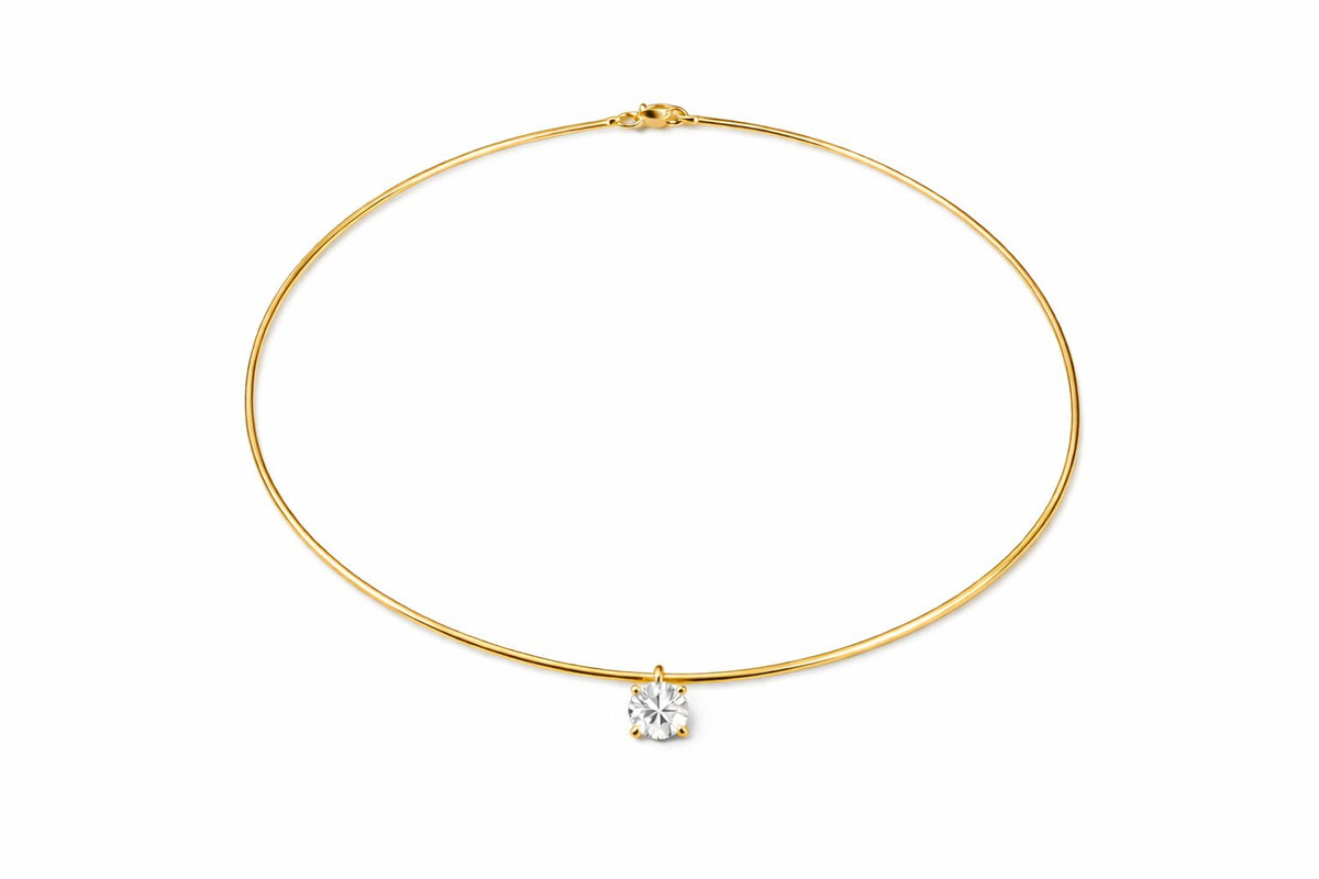 שרשרת קשיחה יהלום עגול 1.50 קראט