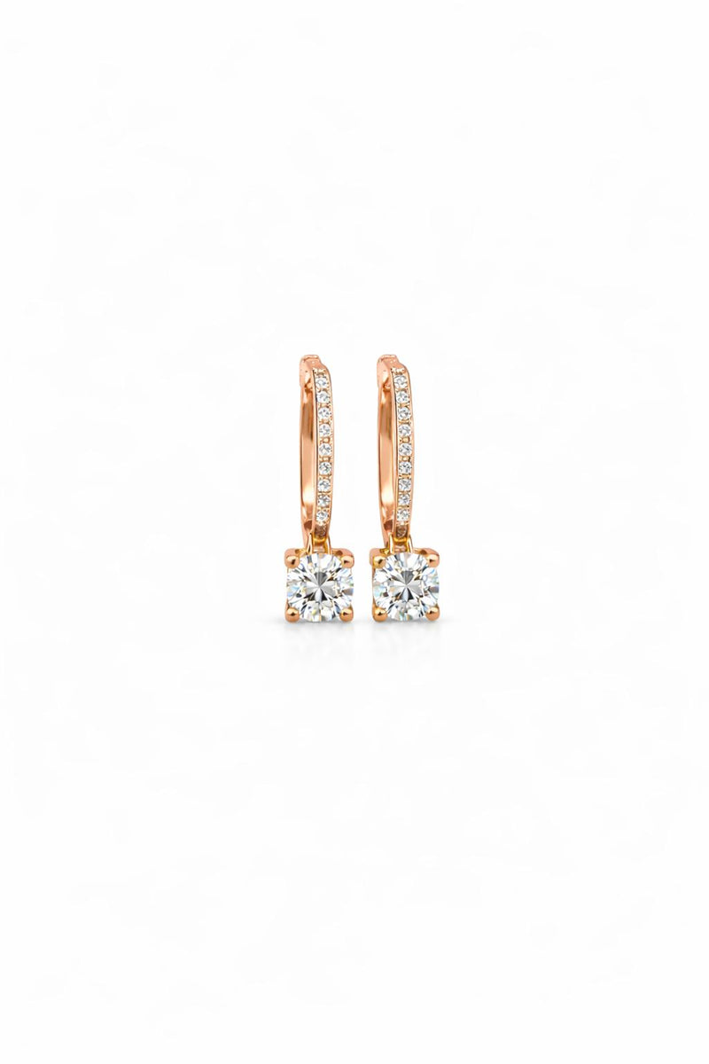 עגיל חישוק יהלום 0.60 קראט