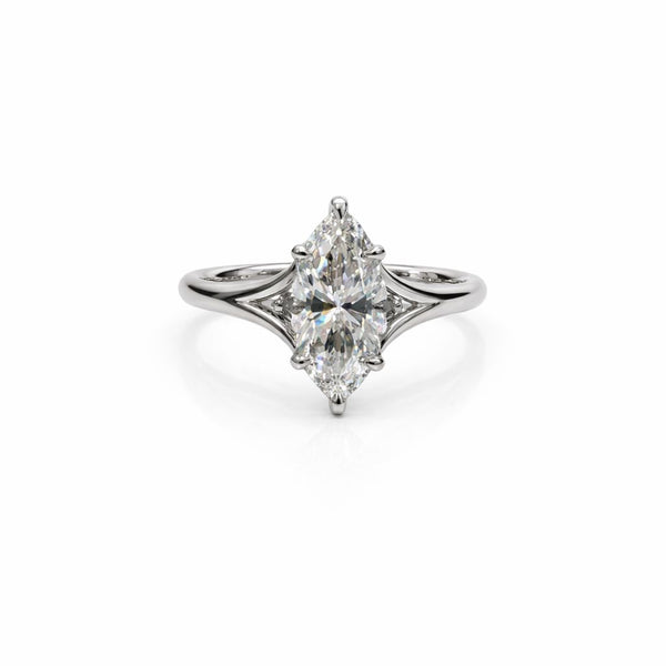 טבעת סוליטר - מרקיזה