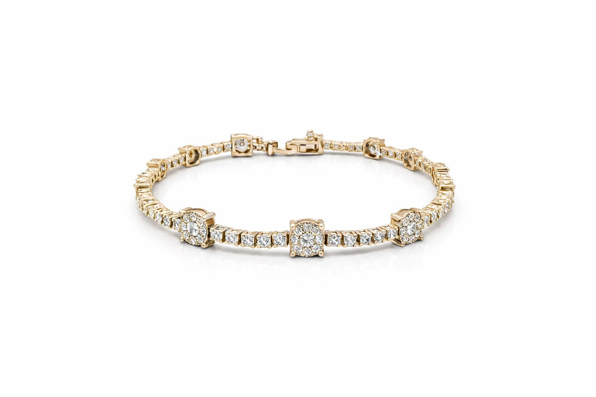 צמיד יהלומים 4.89 קראט