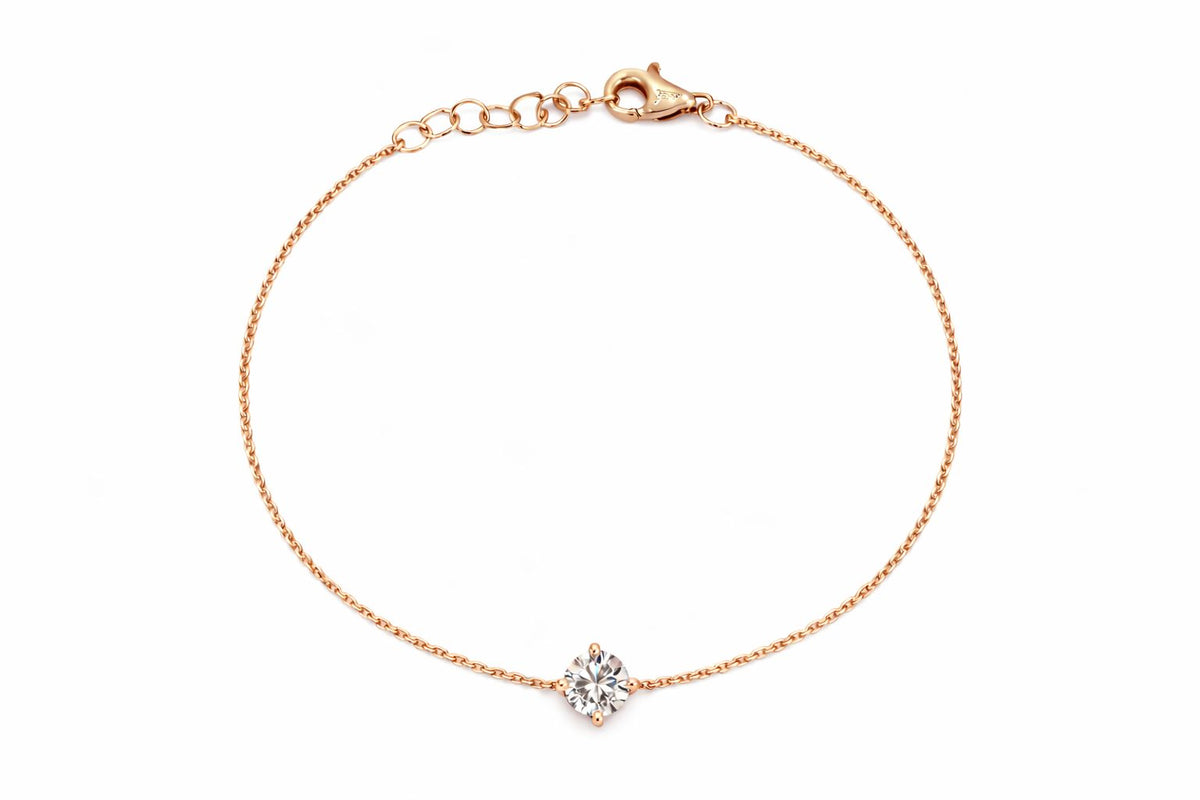 צמיד יהלום עגול