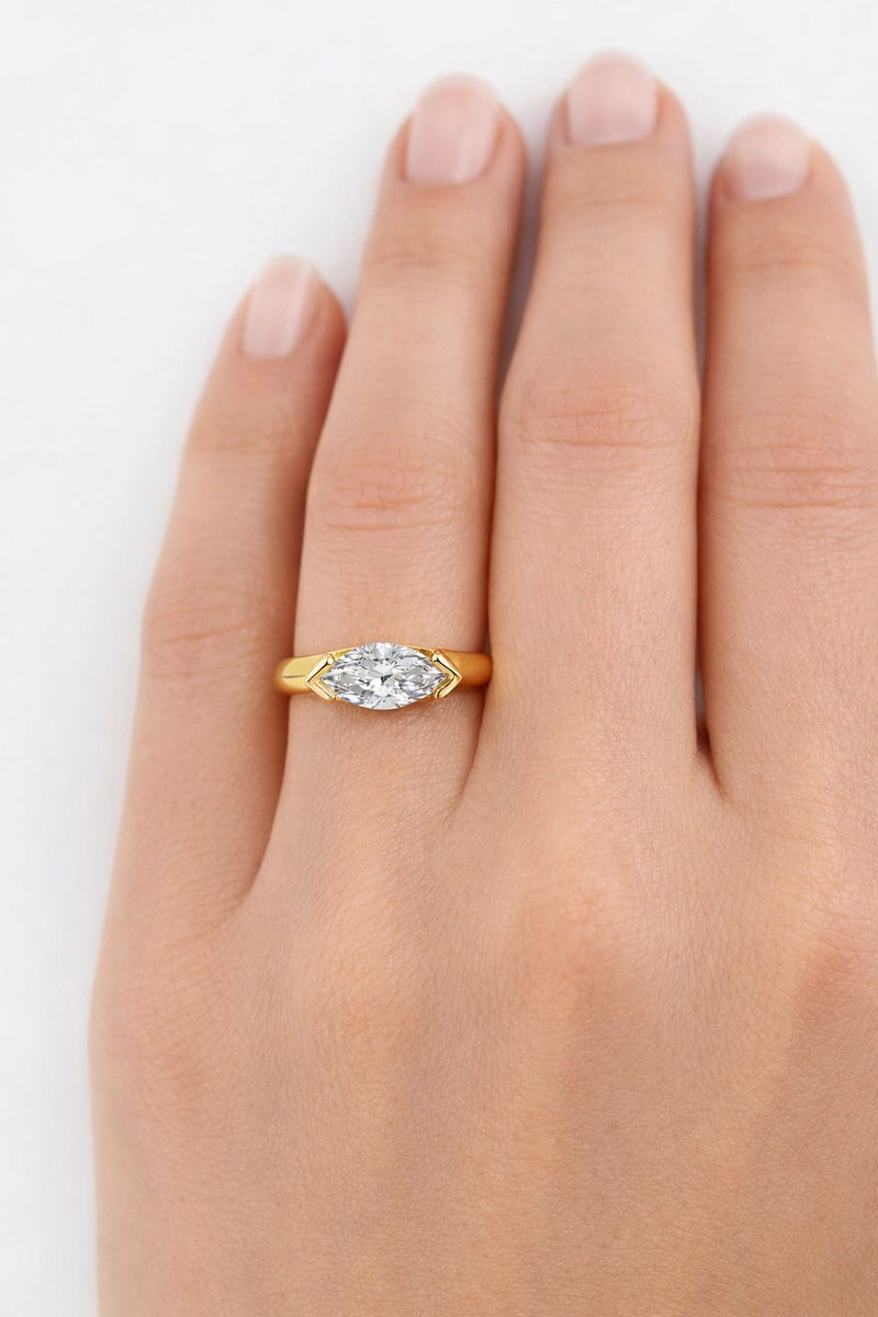 1 טבעת - יהלום מרקיזה