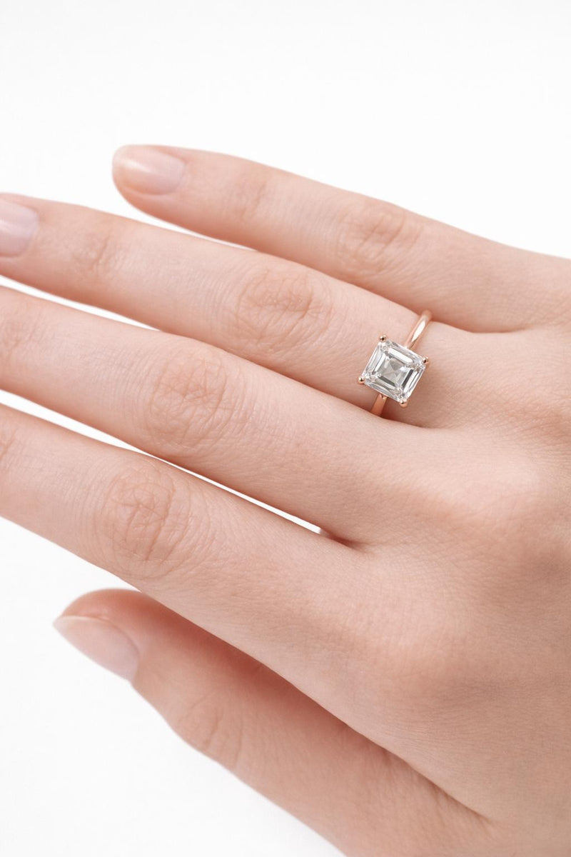 טבעת סוליטר - דגם אור