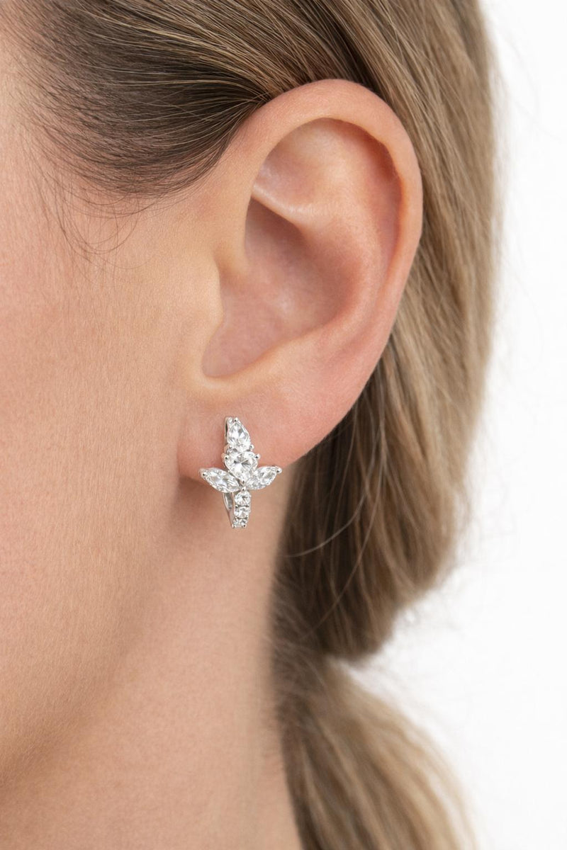 עגיל חישוק פנטזי 1.35 קראט