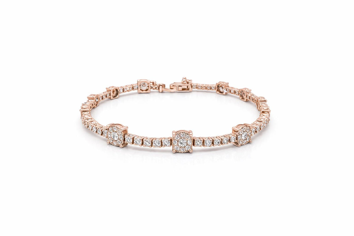 צמיד יהלומים 4.89 קראט