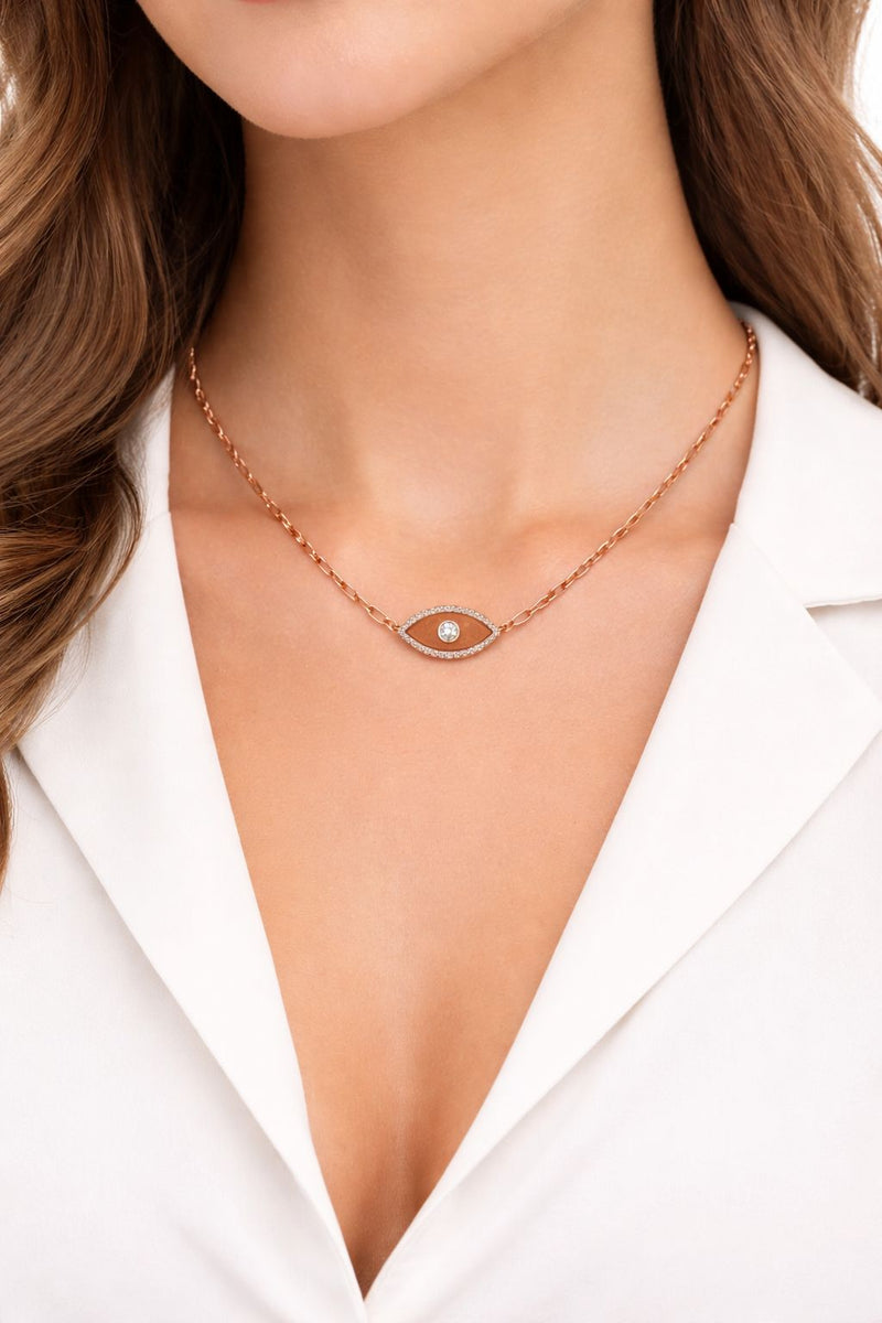 שרשרת עין 0.42 קראט