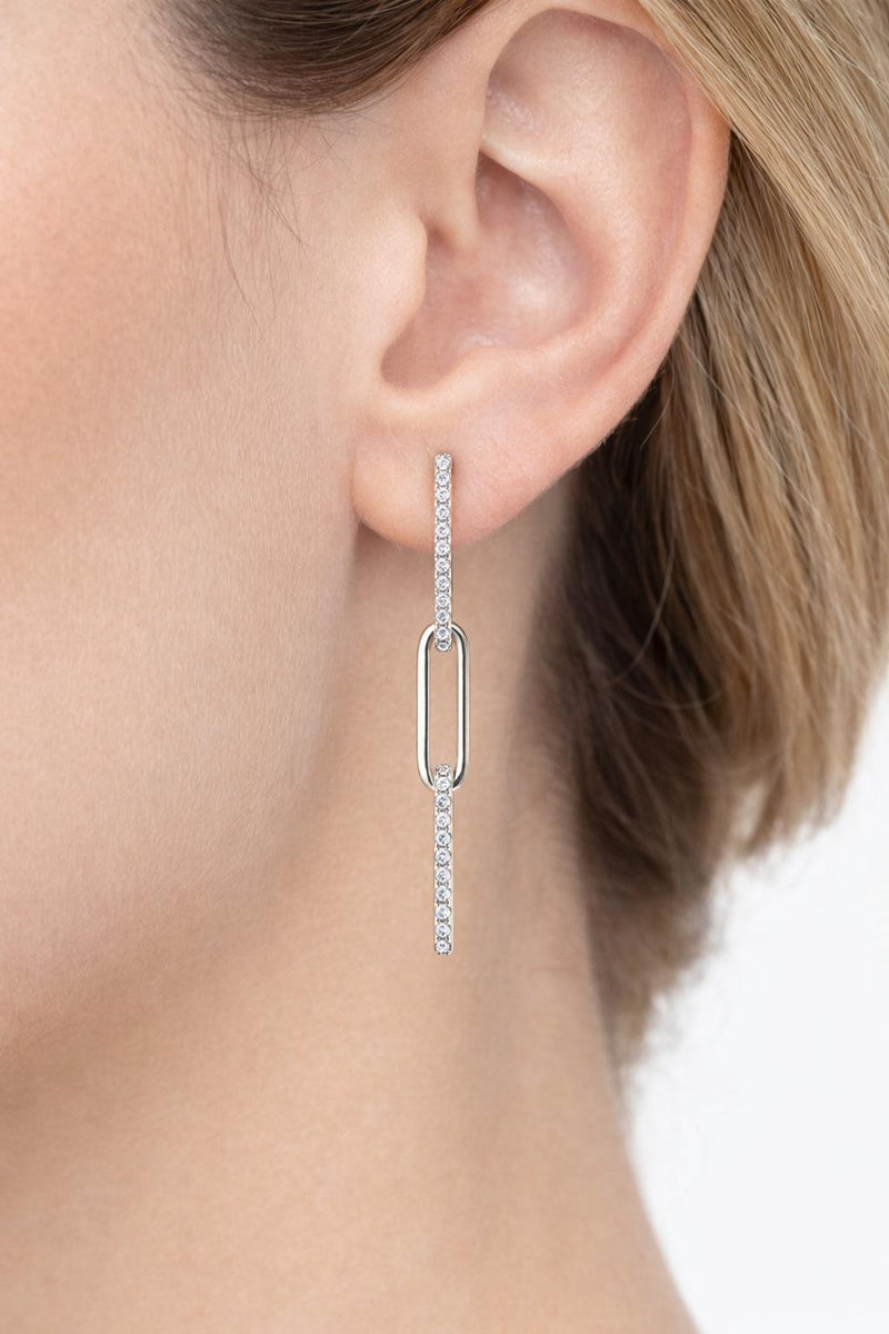 עגיל סיכות יהלומים 0.54 קראט