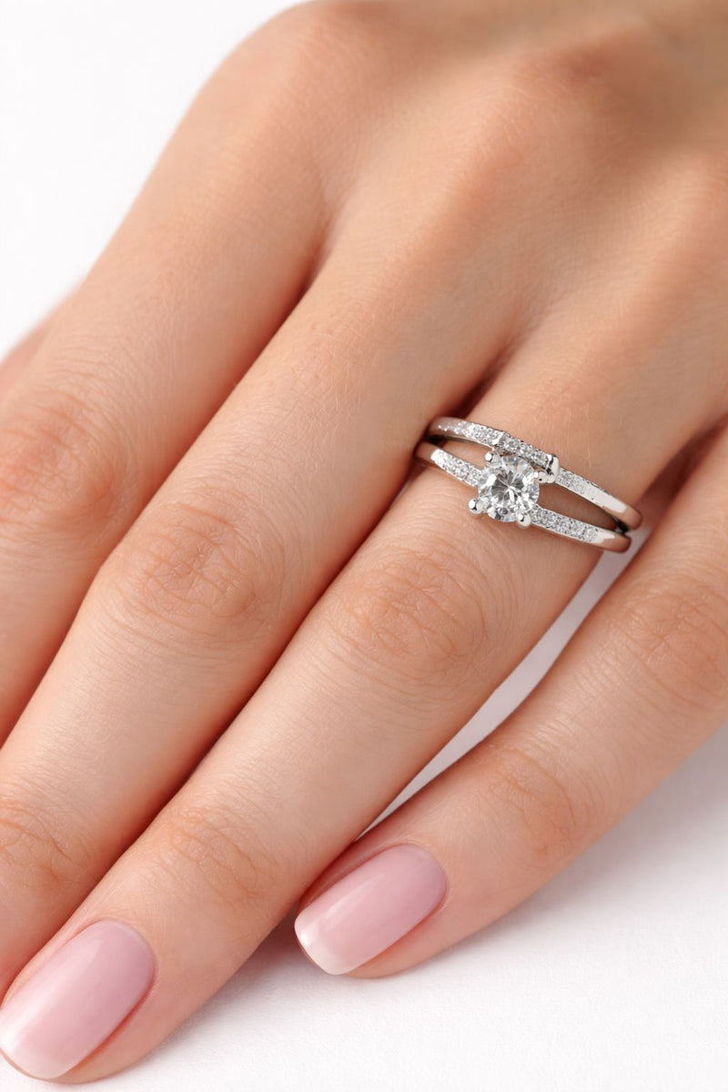 טבעת סוליטר סליל