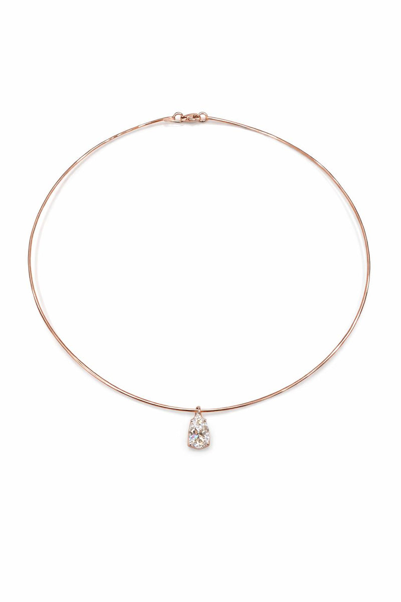 שרשרת קשיחה יהלום טיפה 1.50 קראט