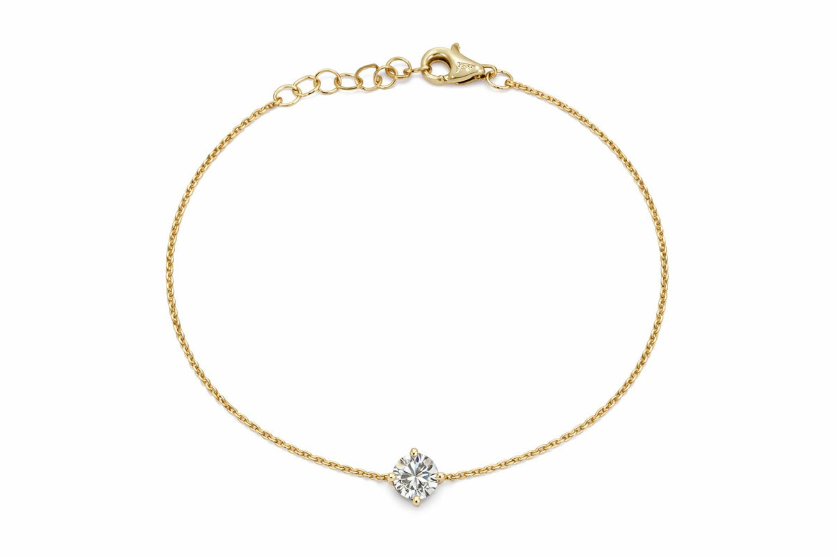 צמיד יהלום עגול