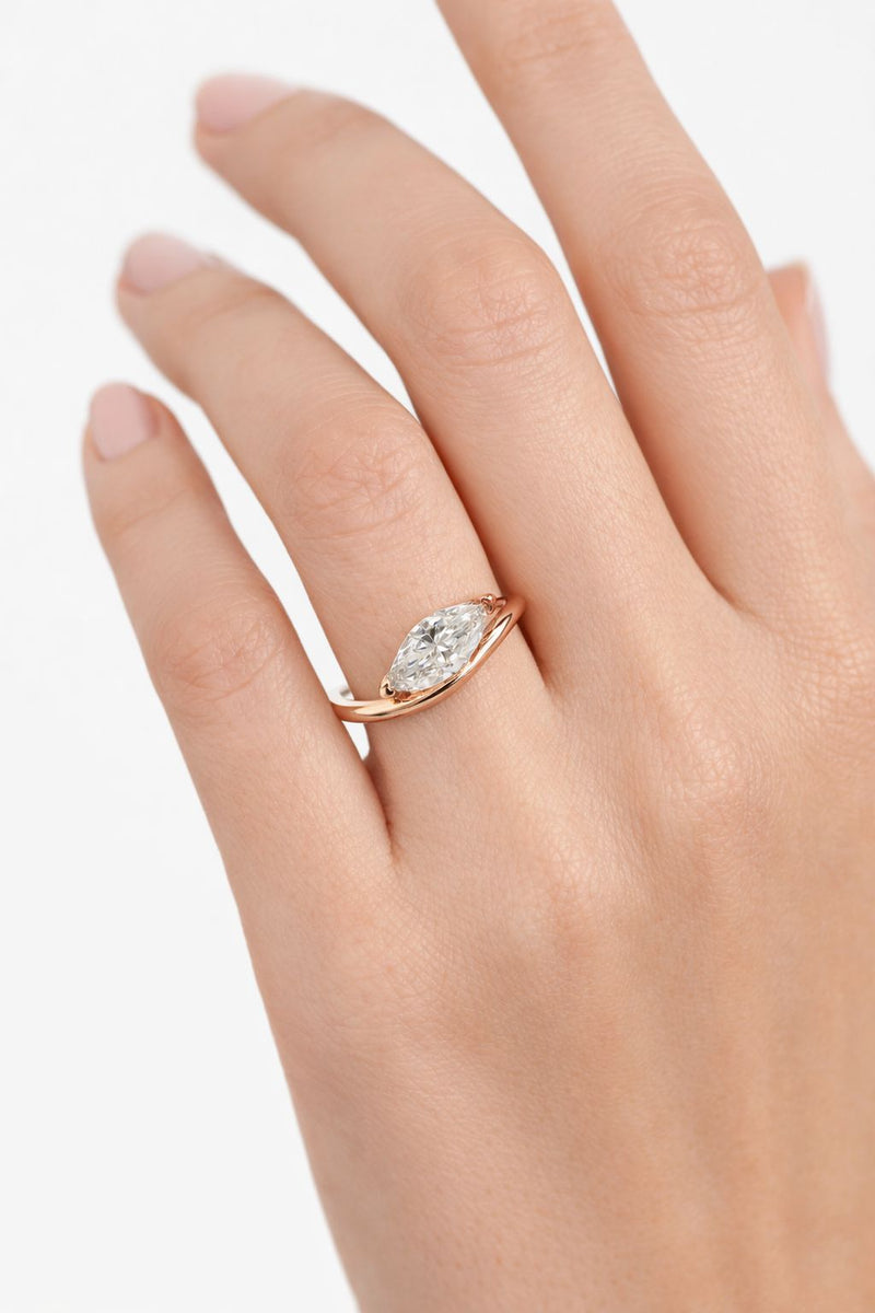 0.89 טבעת אופנה - מרקיזה