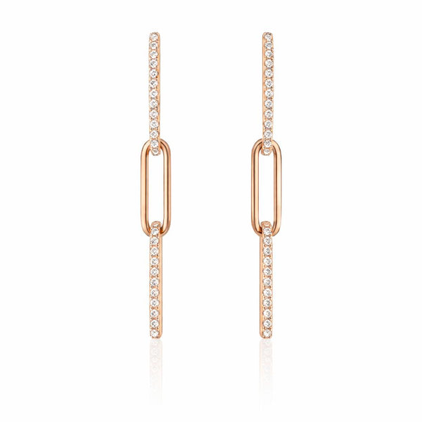 עגיל סיכות יהלומים 0.54 קראט