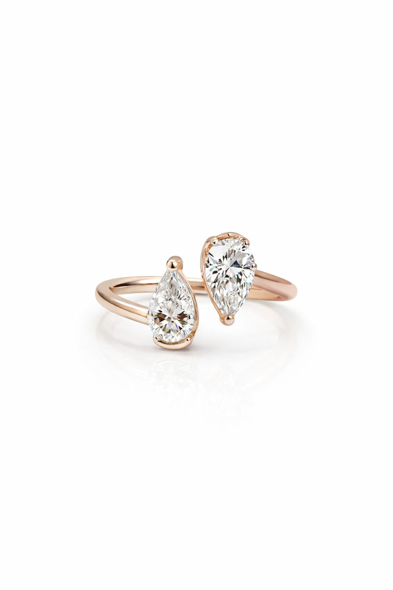 טבעת -זוג טיפות