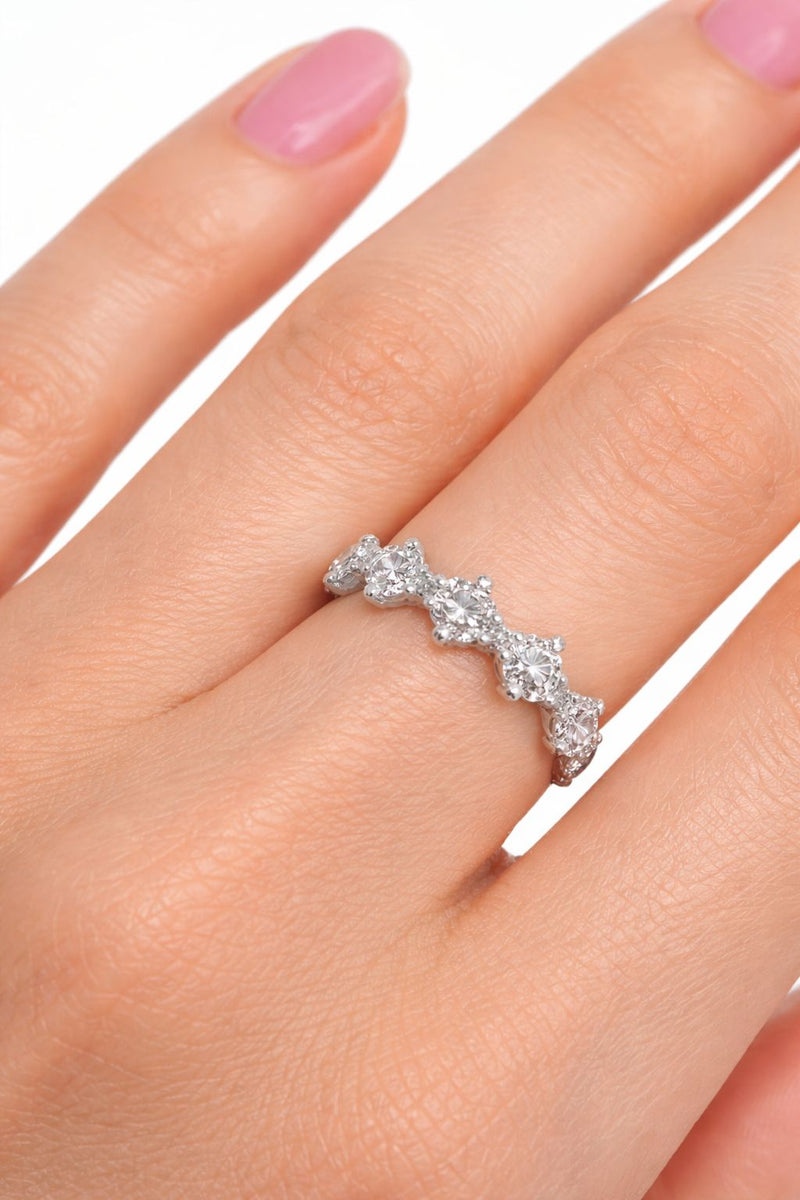 טבעת אופנה - דגם פרח