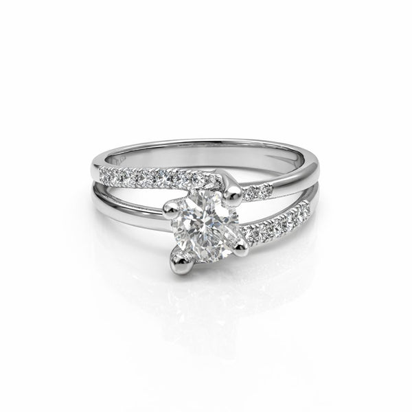 טבעת סוליטר סליל